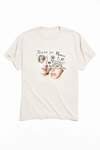 Urban Outfitters Tears For Fears Face Collage Tee In Cream