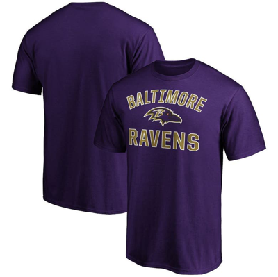 Fanatics Branded Purple Baltimore Ravens Victory Arch T-shirt