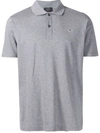Paul & Shark Embroidered Logo Polo Shirt In Grey