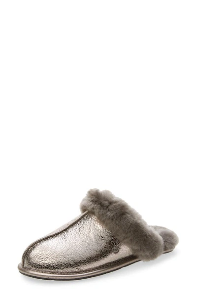 Ugg (r) Scuffette Ii Slipper In Gunmetal Metallic Sparkle