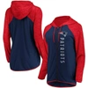 Fanatics Branded Navy New England Patriots Forever Fan Logo Full-zip Hoodie In Navy