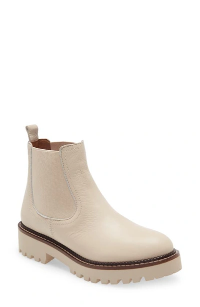 Caslonr Miller Water Resistant Chelsea Boot In Ivory Birch