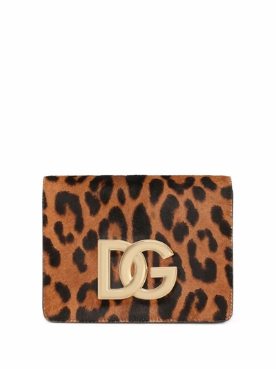 Dolce E Gabbana Women's Brown Leather Shoulder Bag