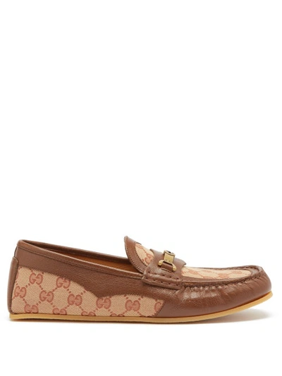 Gucci Men's Loafer With Interlocking G Horsebit In Brown