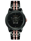 VERSACE PALAZZO EMPIRE QUARTZ BLACK DIAL MENS WATCH VERD00618