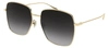 Gucci Grey Square Ladies Sunglasses Gg1031s 001 59 In Grey