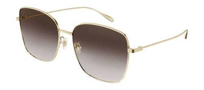 Gucci Gg1030sk 002 Square Sunglasses In Gold