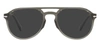 Persol Po3235s 110348 Aviator Polarized Sunglasses In Grey