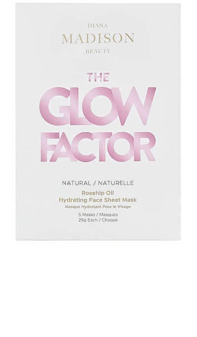Diana Madison Beauty The Glow Factor Face Mask 5 Pack In Beauty: Na
