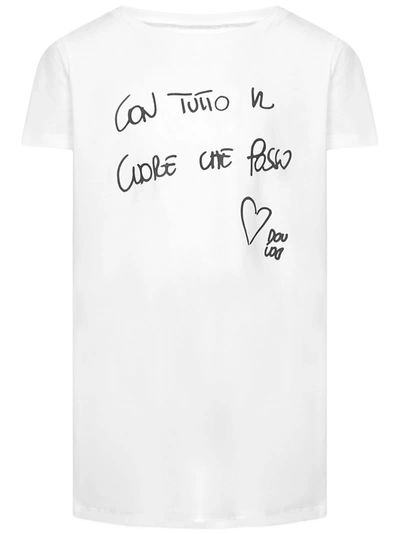 Douuod Kids' Cuore T-shirt In White