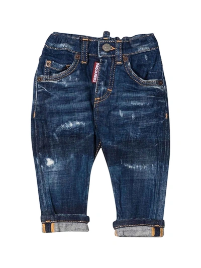 Dsquared2 Babies' Mid-rise Skinny Jeans In Denim