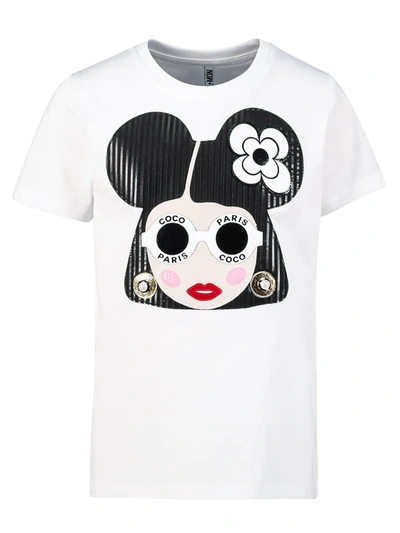 Nil&mon; Kids T-shirt For Girls In Bianco