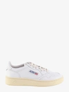 Autry Medalist Leather Low Sneakers In White