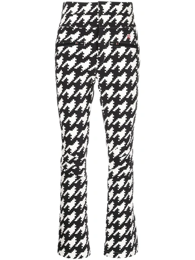 PERFECT MOMENT HOUNDSTOOTH FLARED TROUSERS