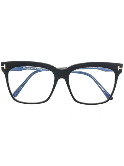 Tom Ford Square-frame Glasses In Schwarz