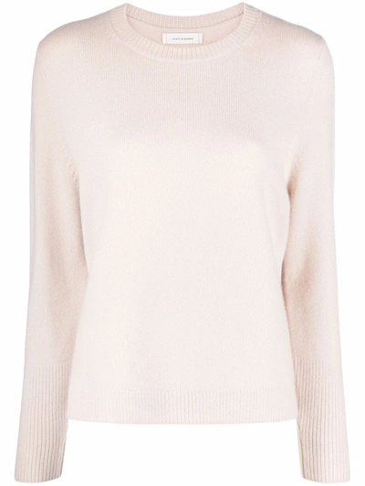 Chinti & Parker Long-sleeve Knitted Jumper In Nude