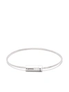 LE GRAMME 7G BRUSHED OCTAGON CABLE BRACELET