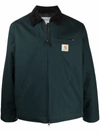 Carhartt Detroit Organic Cotton Canvas Worker Jacket In Grün