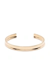 LE GRAMME 18KT POLISHED YELLOW GOLD RIBBON CUFF SET