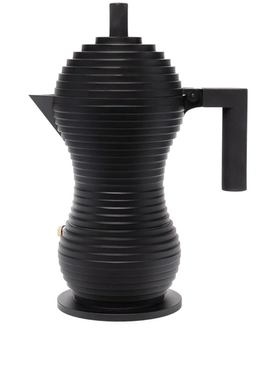 Alessi Pulchina Espresso Coffee Maker In Schwarz