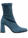 BY FAR MEL SUEDE BOOTS