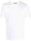 Canali Cotton T-shirt In Weiss