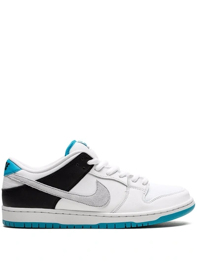 Nike Sb Dunk Low "laser Blue" Sneakers In Weiss