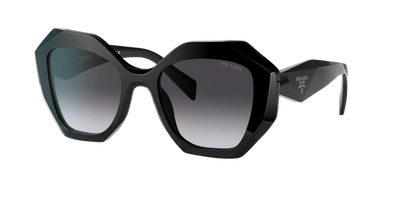 Prada Symbole Irregular Women's Sunglasses, Pr 16wsf In Grey Gradient