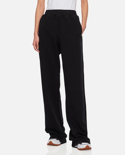 Golden Goose Star Collection Wide-leg Track Pants In Black