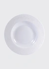 Bernardaud Ecume White Rim Soup Bowl, 9"