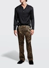 Tom Ford Henley-neck Long-sleeved Jersey T-shirt Clothing In 002 Black
