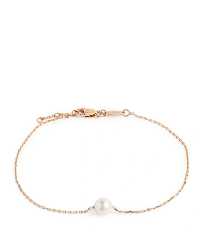 Redline Rose Gold And Akoya Pearl Sensuelle Chain Bracelet