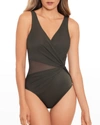 Miraclesuit Illusionists Circe Twisted One-piece Swimsuit In Olivetta