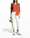 FRANK & EILEEN KINSALE PERFORMANCE COTTON trousers,PROD247030094