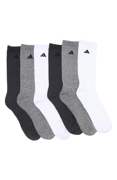 Adidas Originals Athletic Cushioned Crew Socks In White
