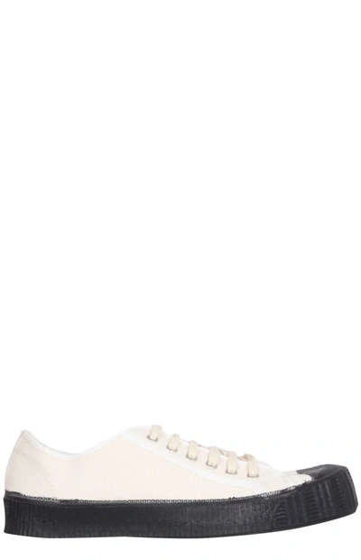 Spalwart Contrast-sole Low-top Sneakers In White