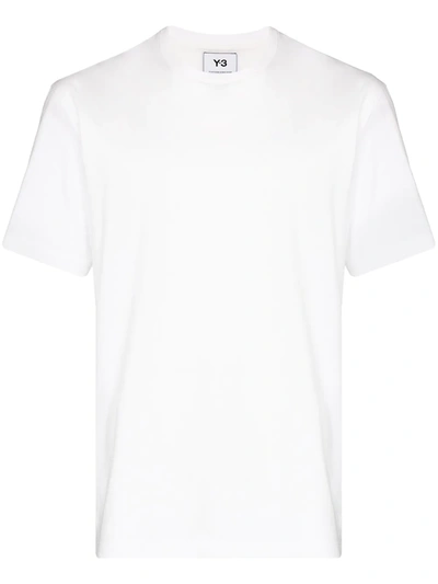 Y-3 White Classic Chest Logo T-shirt In Weiss