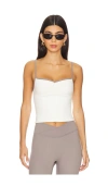 437 Active The Ballet Tank Top In Cream