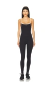 437 Active The Onesie In Black & Crme