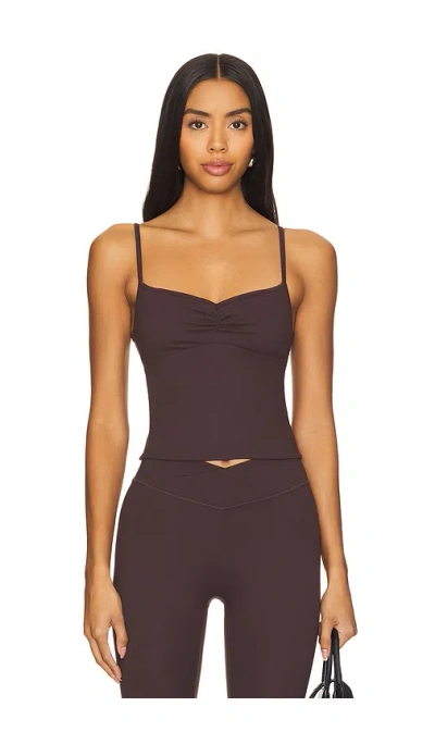 437 Ballet Tank Top In Brown