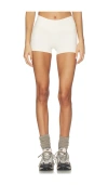 437 Micro Short In White