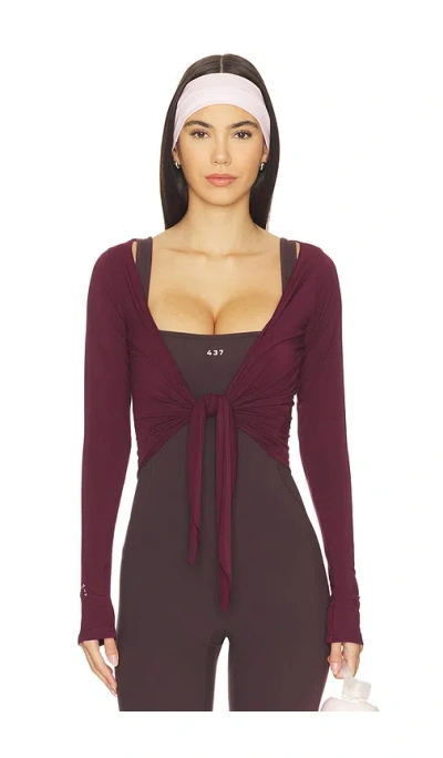 437 The Ballet Wrap In Brown