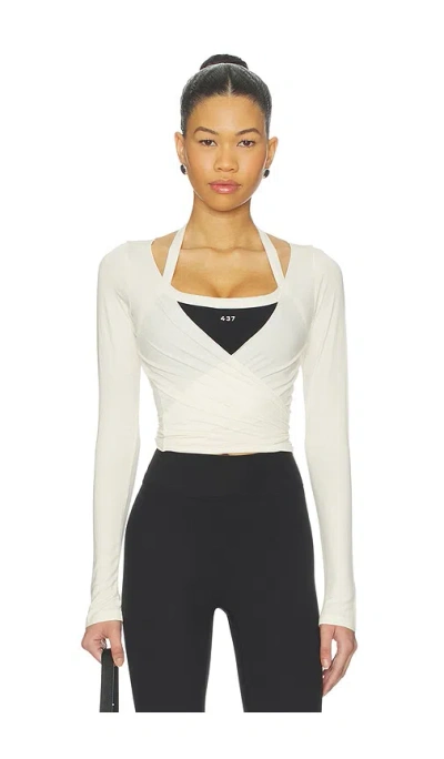 437 The Ballet Wrap In White