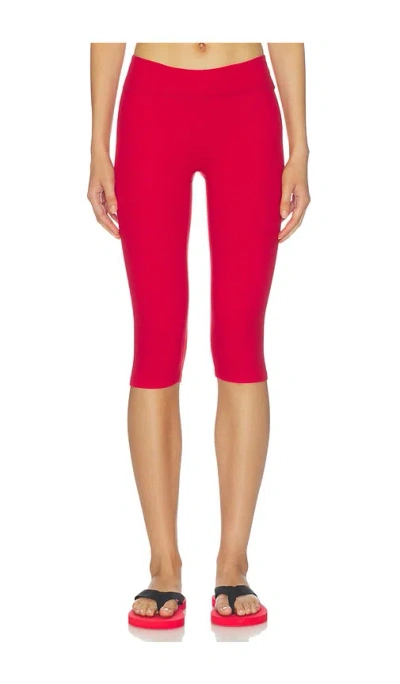 437 The Capri Legging In Scarlet