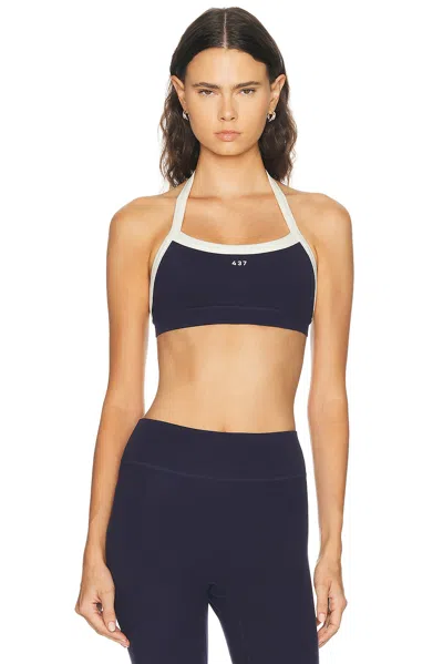 437 The Halter Bra In Blue