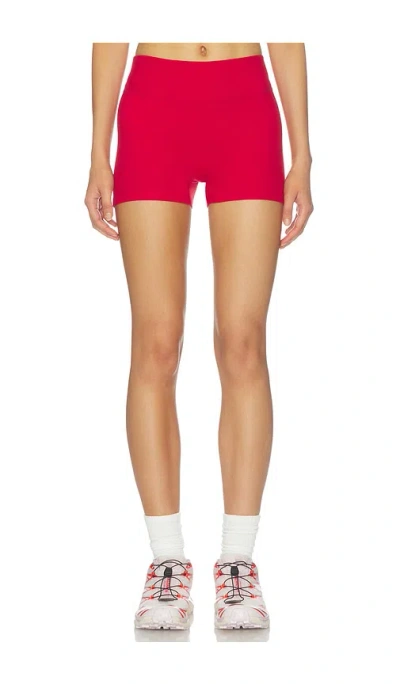 437 The Micro Short In Scarlet
