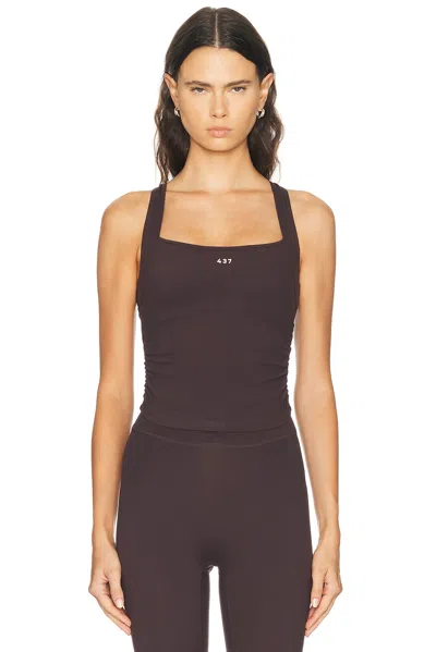 437 The Sculpt Tank Top In Espresso