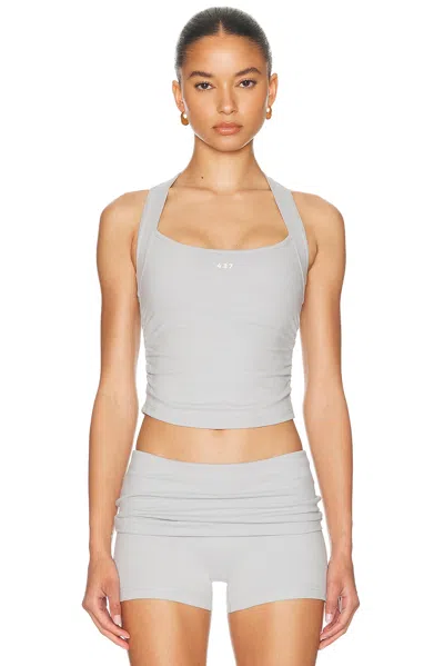437 The Sculpt Tank Top In Gray