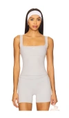 437 The Square Tank Top In Gray