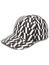 Valentino Optical  Baseball Cap In Black